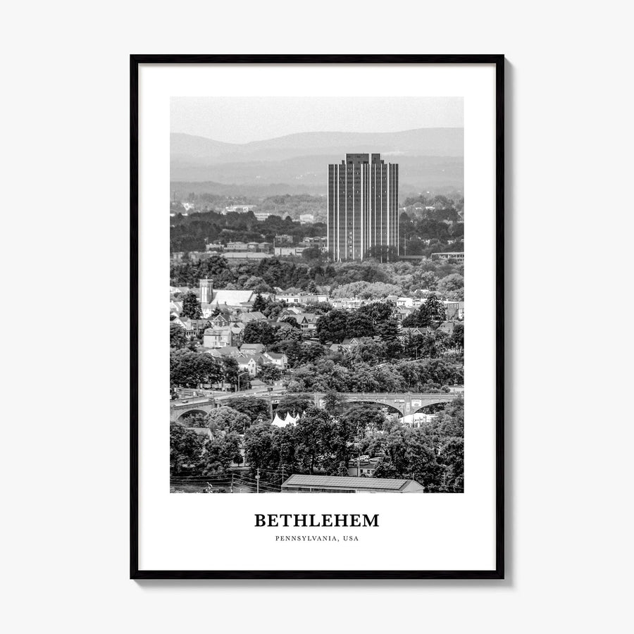Bethlehem, Pennsylvania Classic Poster, framed poster mockup