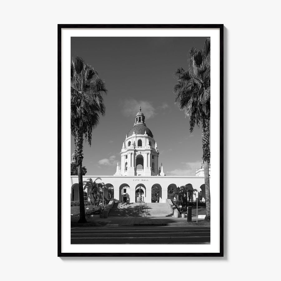 Beverly Hills Photo Poster, framed poster mockup, white border