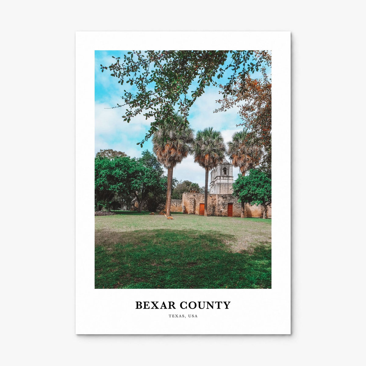 Bexar County Classic Poster, print only (unframed)
