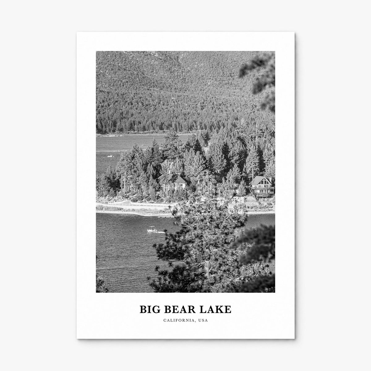 Big Bear Lake Classic No 1 Poster, print only (unframed)