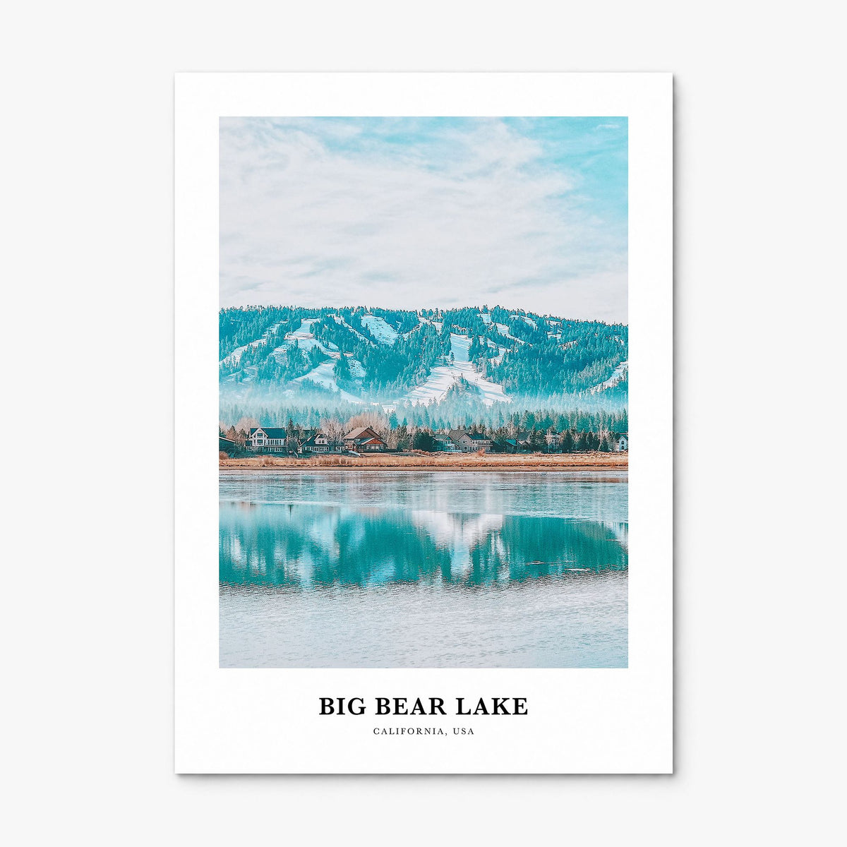 Big Bear Lake Classic Poster, print only (unframed)
