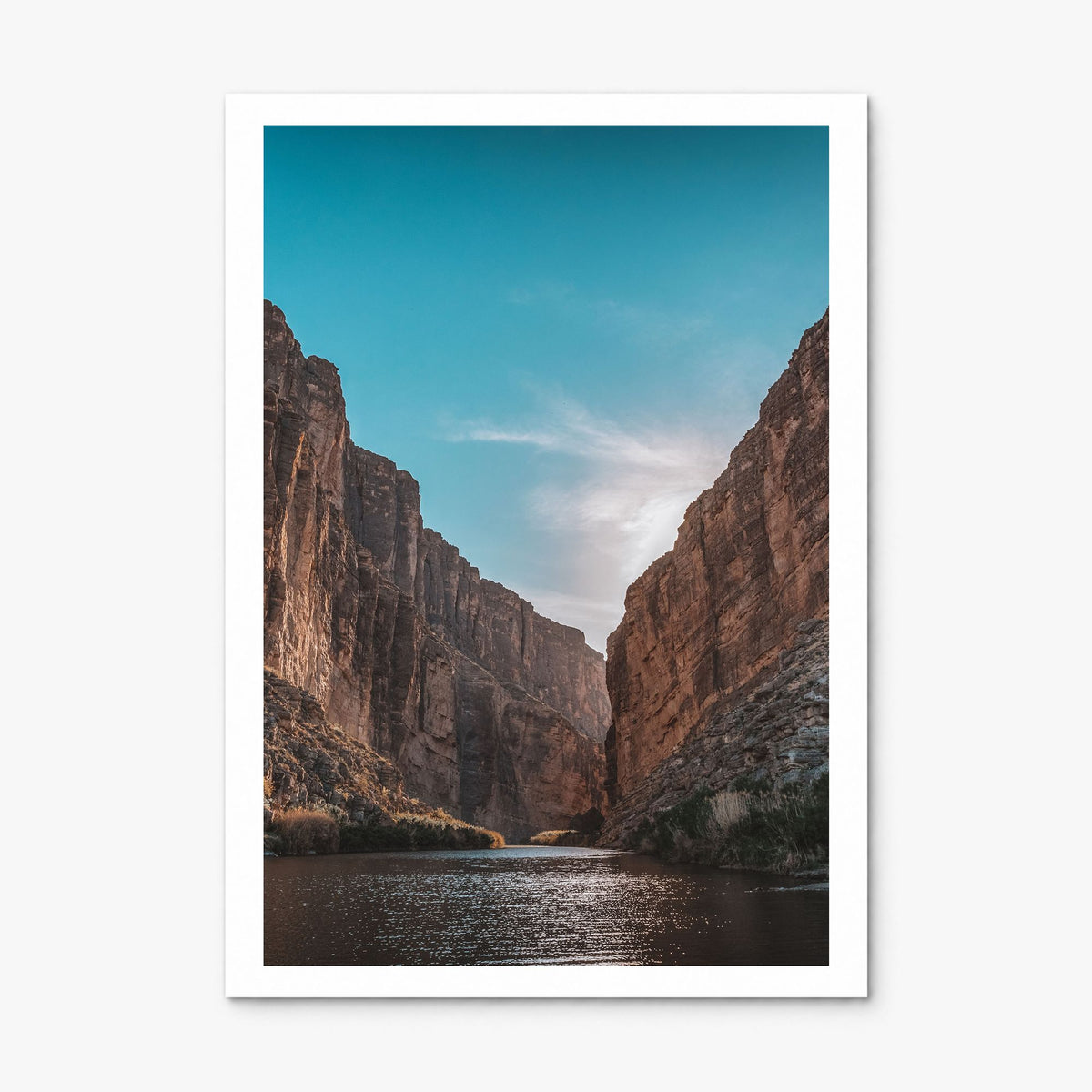 Big Bend National Park Photo Poster, print only (unframed), white border
