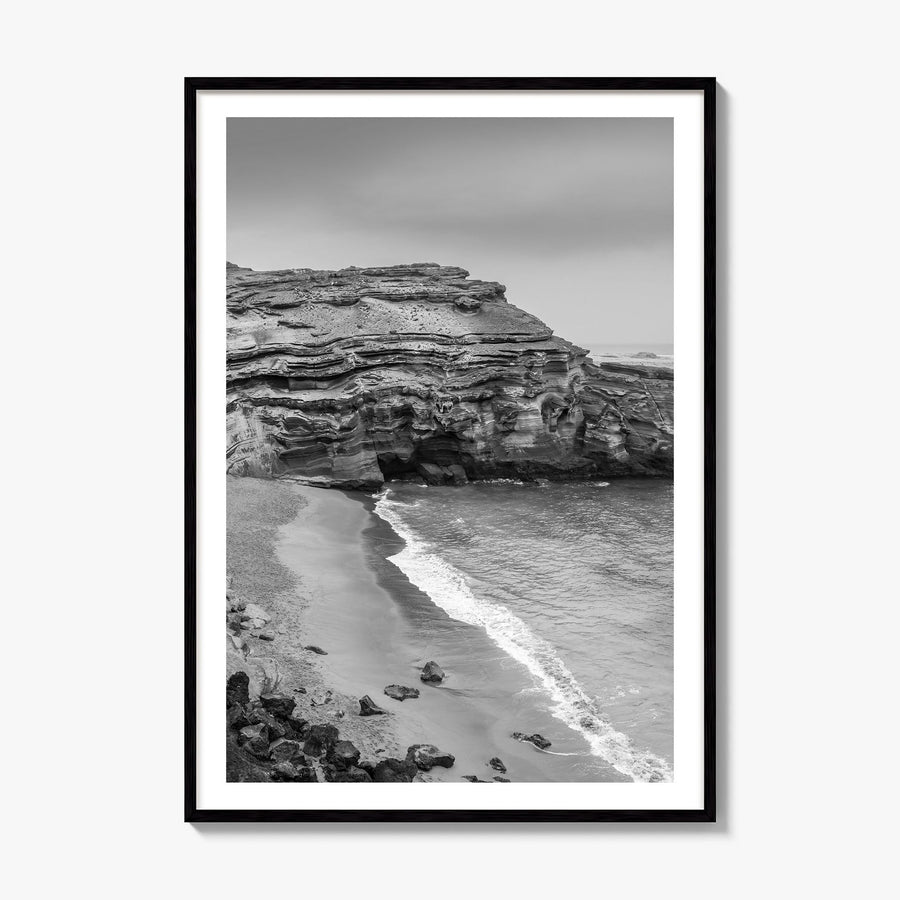Big Island Photo Poster, framed poster mockup, white border