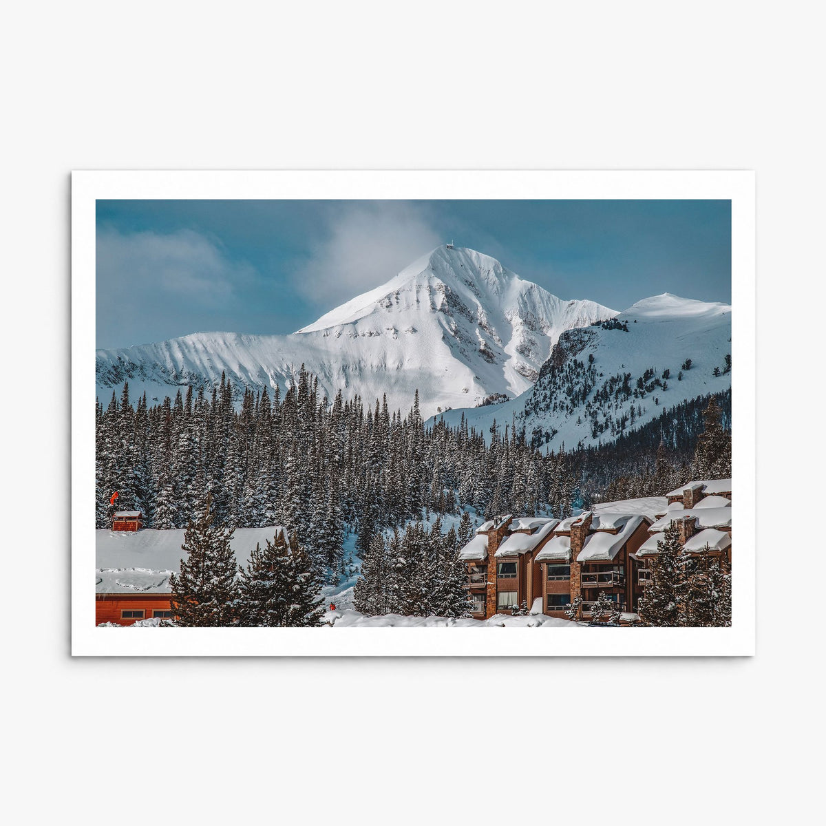 Big Sky Photo Poster, print only (unframed), white border