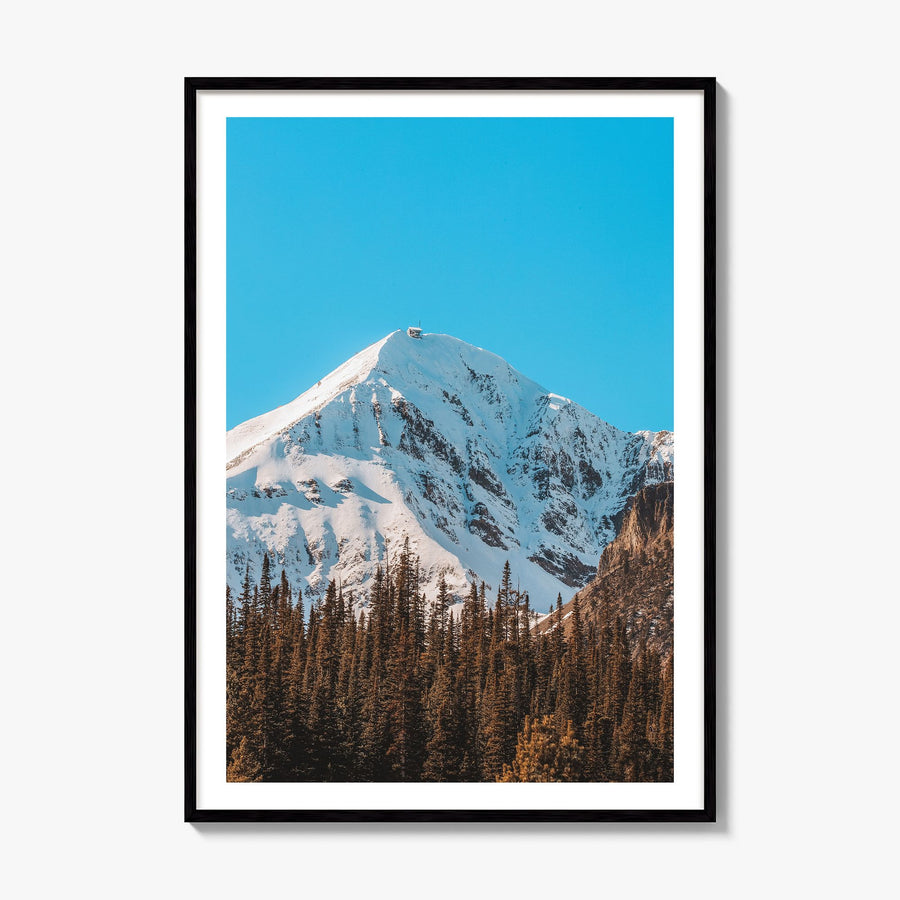 Big Sky Photo No 1 Poster, framed poster mockup, white border