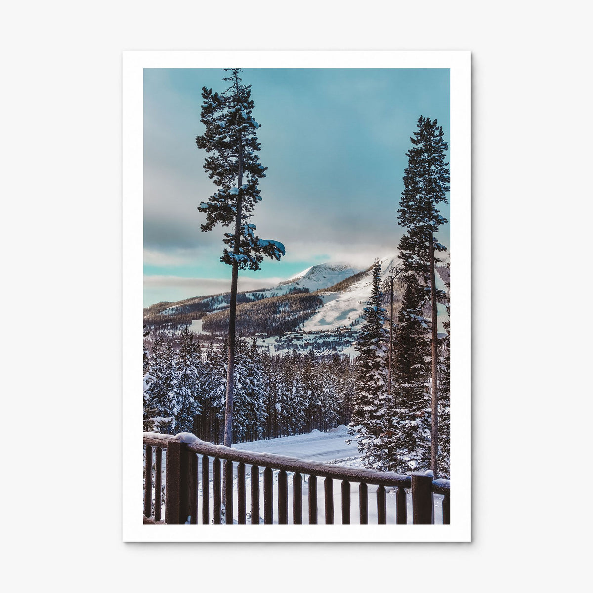 Big Sky Photo No 3 Poster, print only (unframed), white border