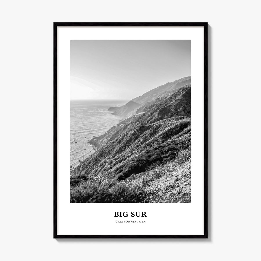 Big Sur Classic No 1 Poster, framed poster mockup