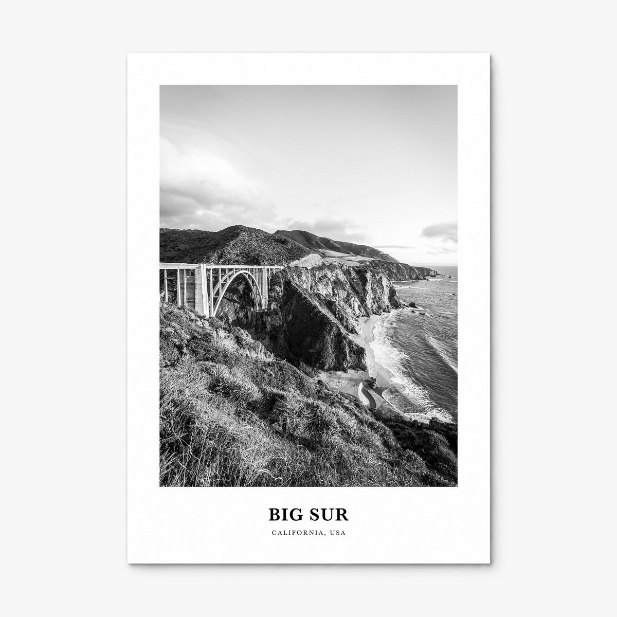 Big Sur Classic No 2 Poster, print only (unframed)