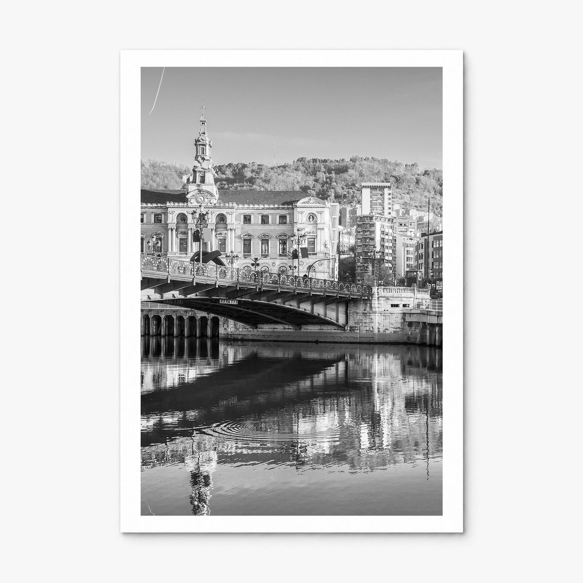 Bilbao Photo Poster, print only (unframed), white border