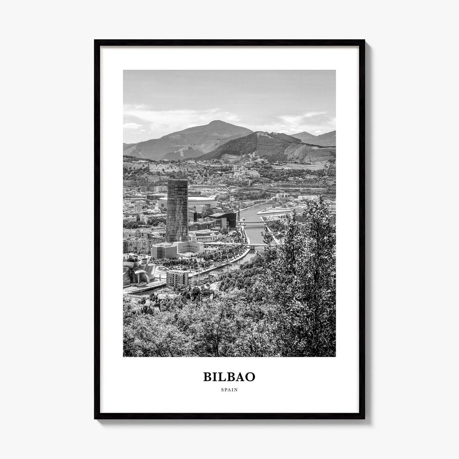 Bilbao Classic Poster, framed poster mockup