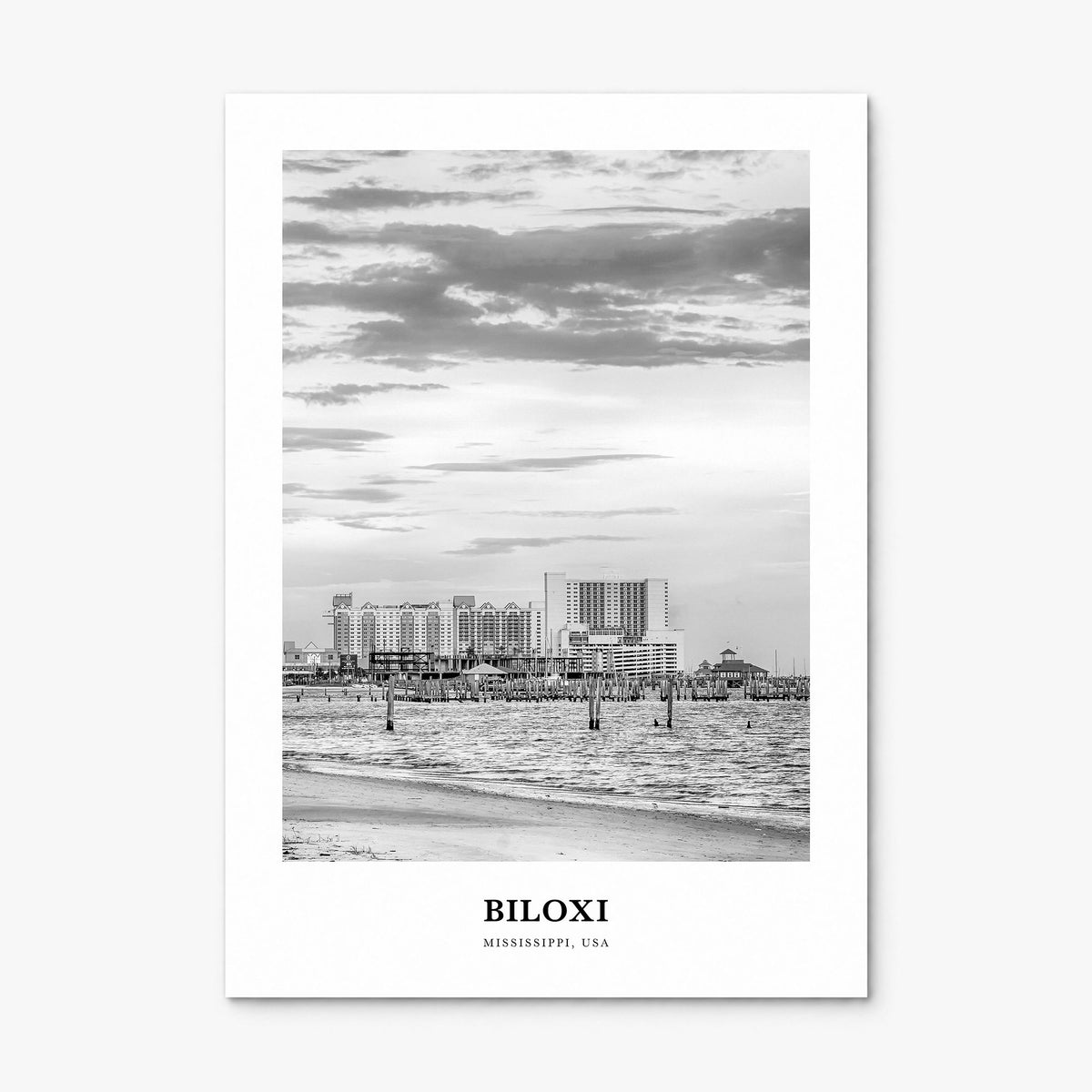 Biloxi Classic Poster, print only (unframed)