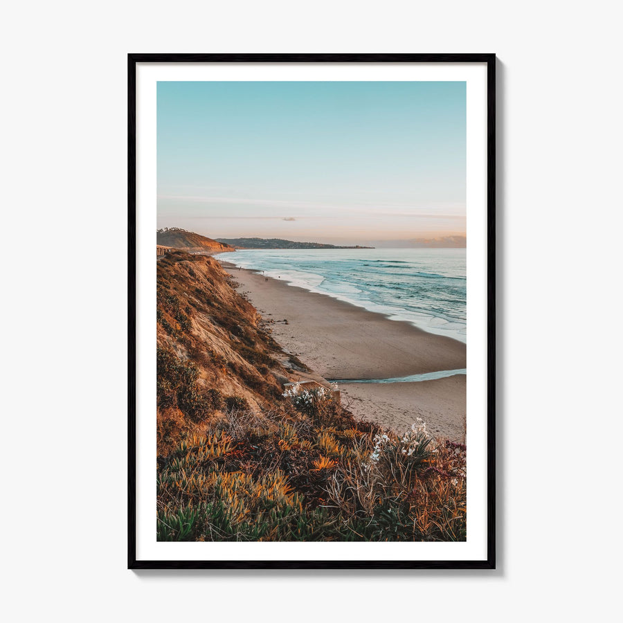 Bird Rock Photo Poster, framed poster mockup, white border