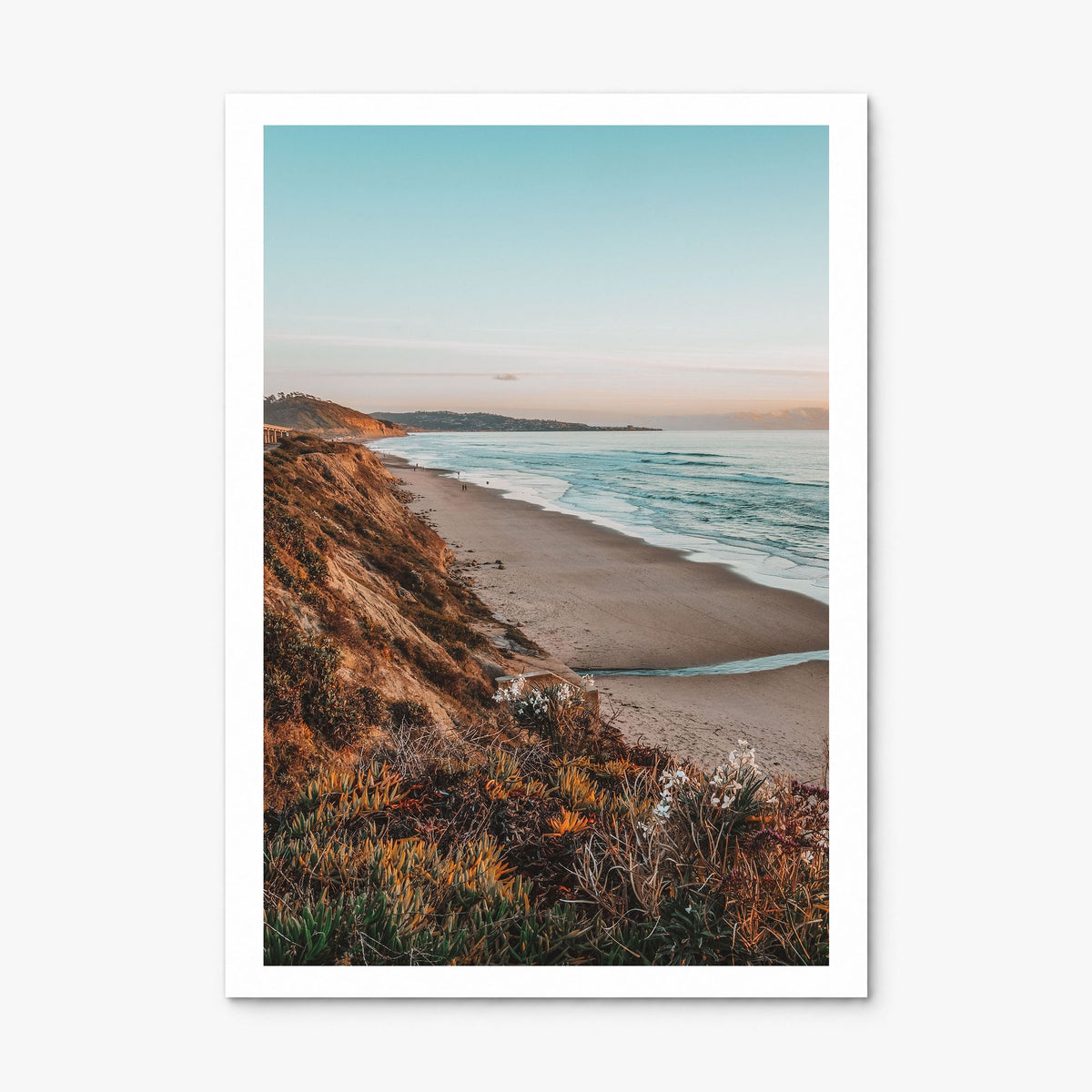 Bird Rock Photo Poster, print only (unframed), white border