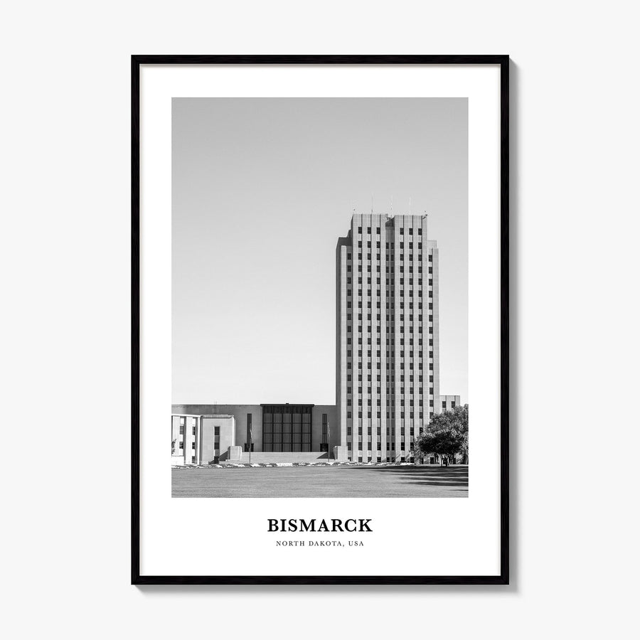 Bismarck Classic Poster, framed poster mockup