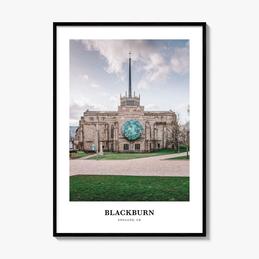 Blackburn Classic Poster, framed poster mockup