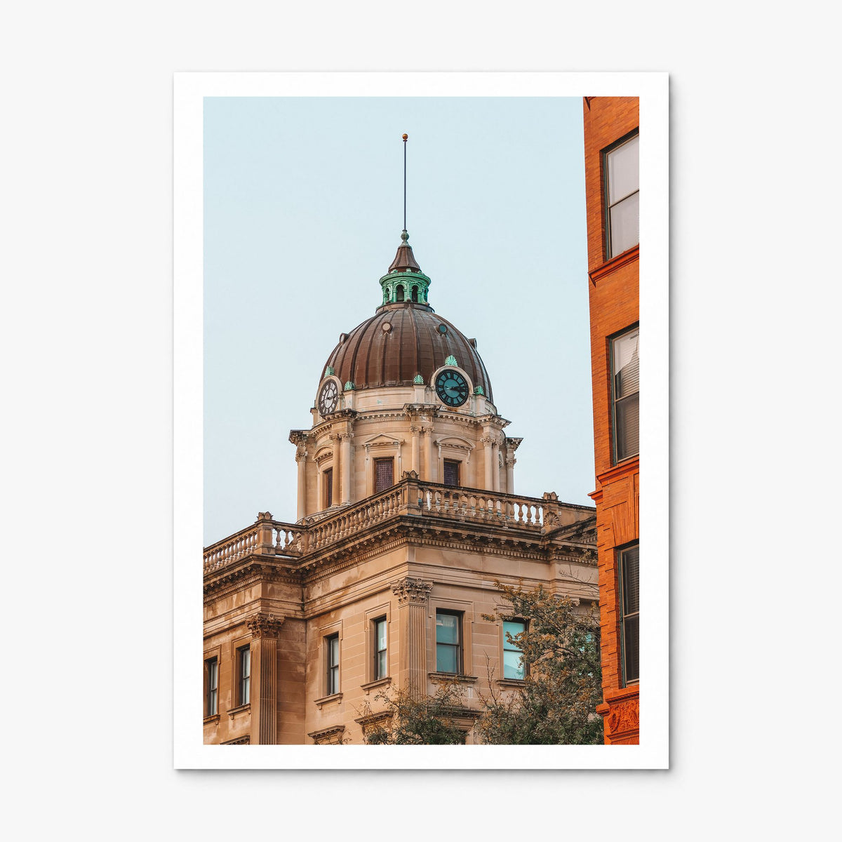Bloomington Photo No 1 Poster, print only (unframed), white border