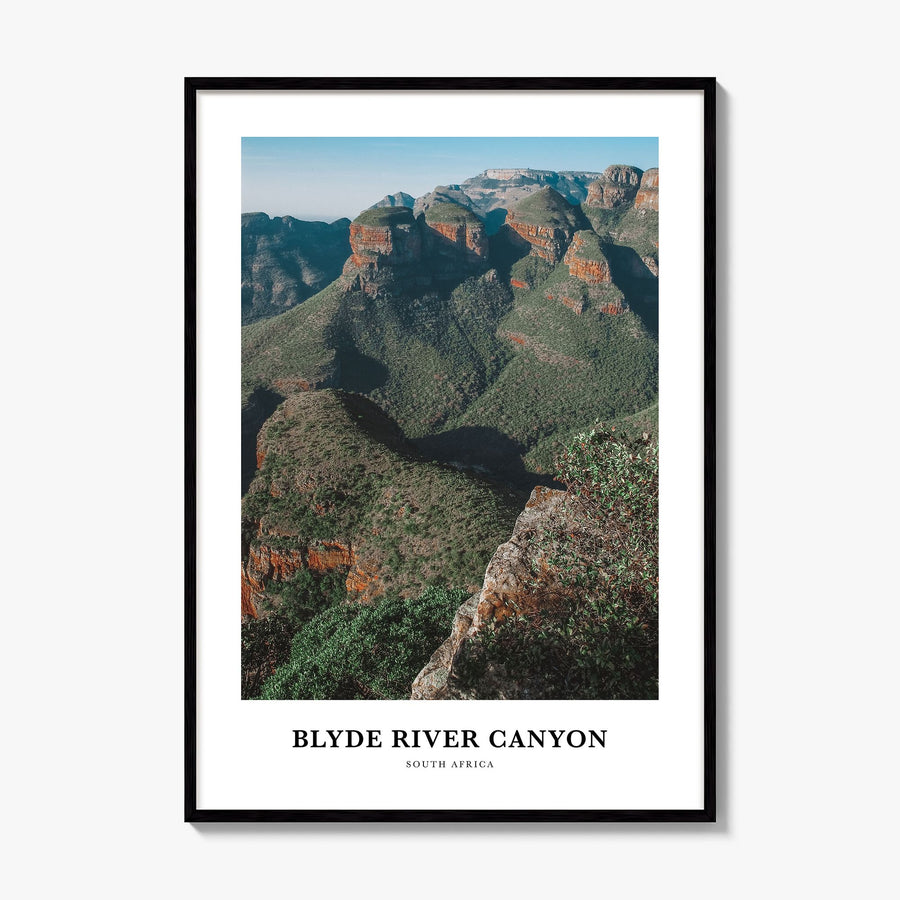 Blyde River Canyon Classic Poster, framed poster mockup