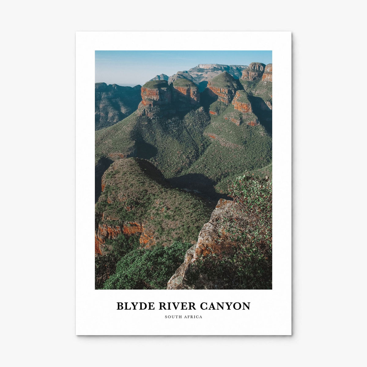 Blyde River Canyon Classic Poster, print only (unframed)