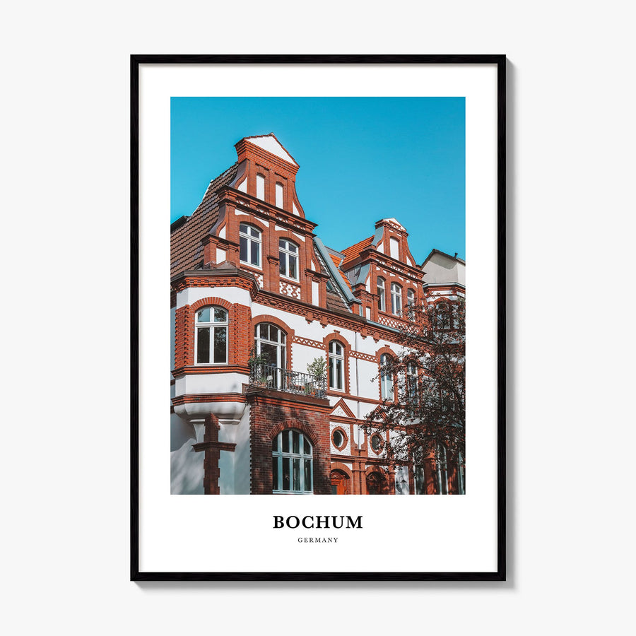 Bochum Classic Poster, framed poster mockup