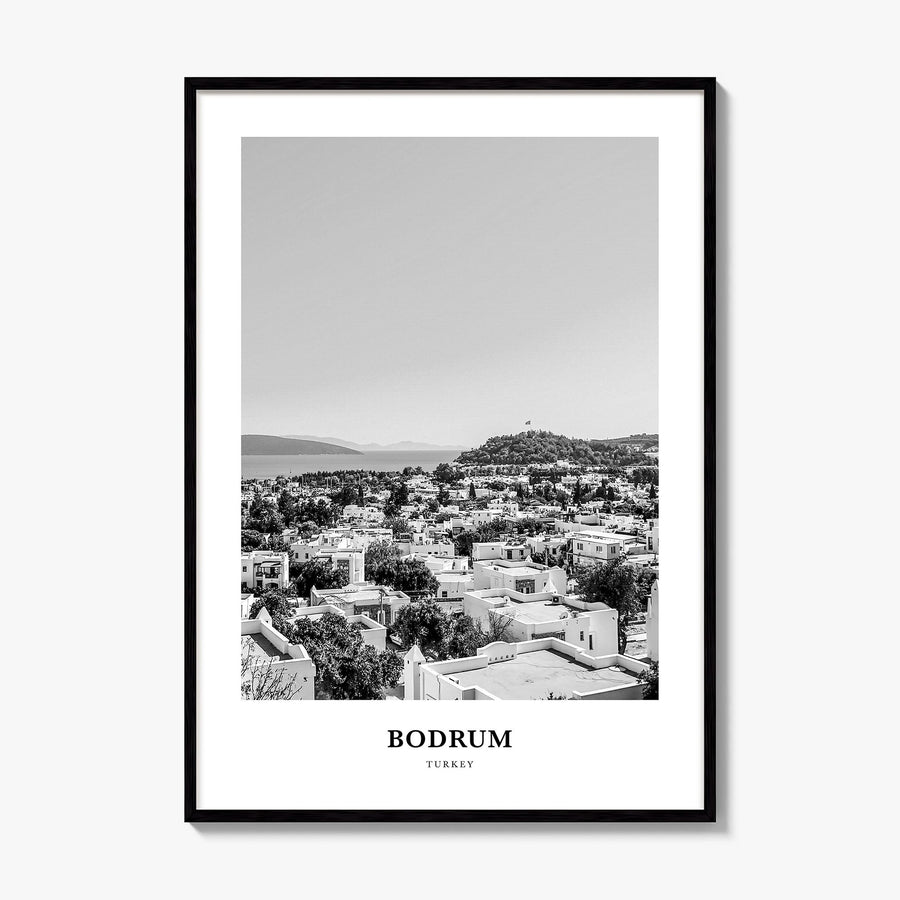 Bodrum Classic Poster, framed poster mockup