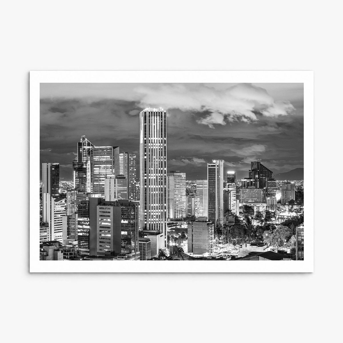 Bogotá Photo No 2 Poster, print only (unframed), white border