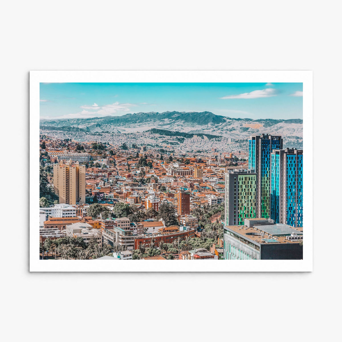 Bogotá Photo No 1 Poster, print only (unframed), white border