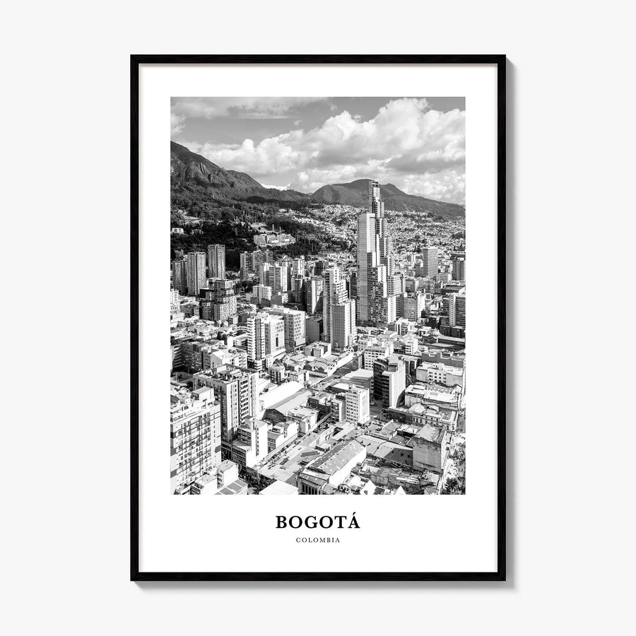 Bogotá Classic No 2 Poster, framed poster mockup