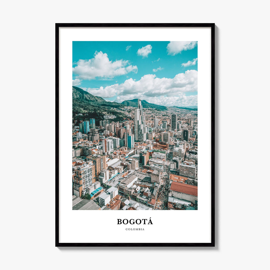 Bogotá Classic Poster, framed poster mockup