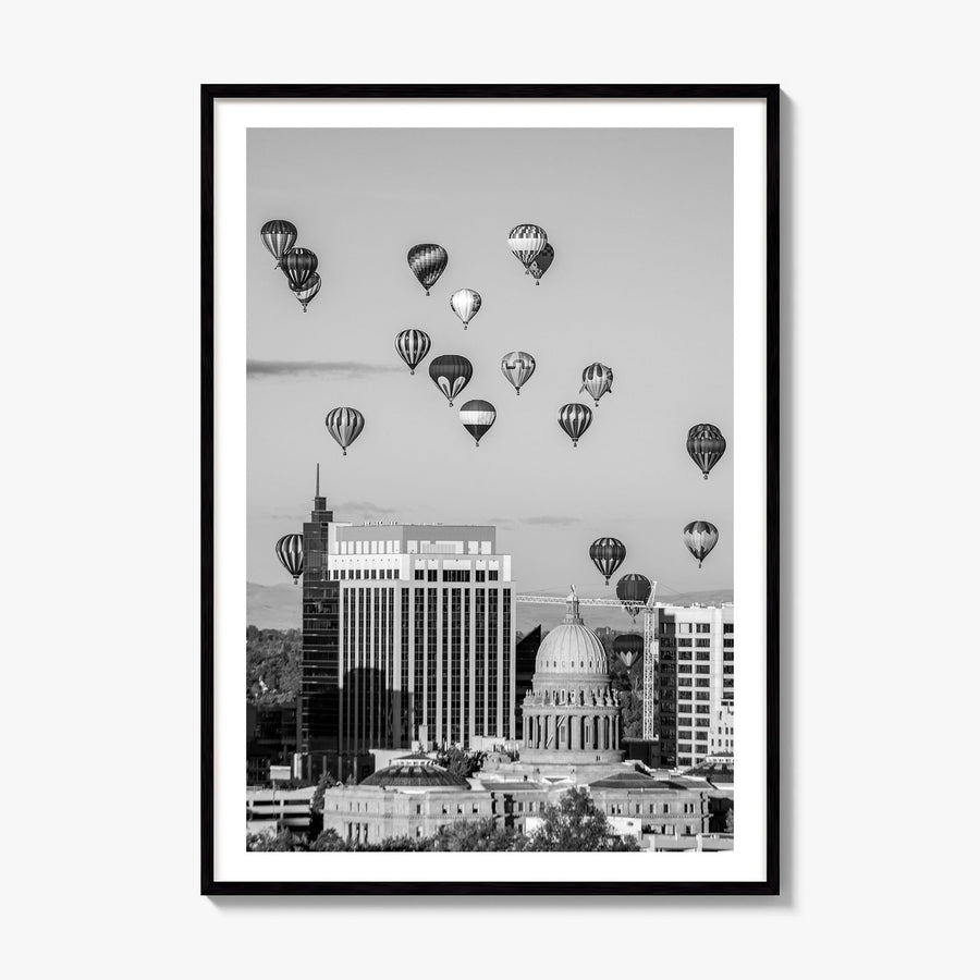 Boise Photo No 2 Poster, framed poster mockup, white border