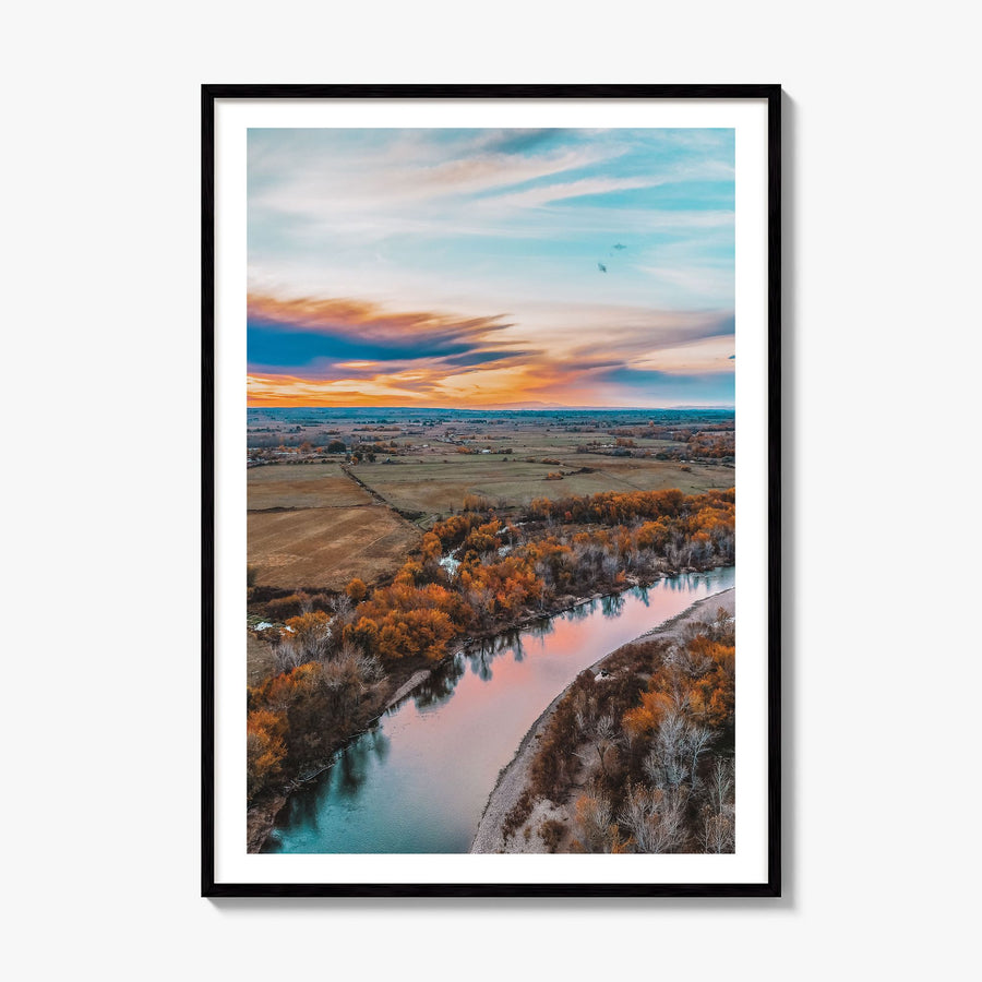 Boise Photo No 2 Poster, framed poster mockup, white border
