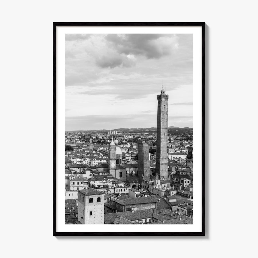 Bologna Photo Poster, framed poster mockup, white border
