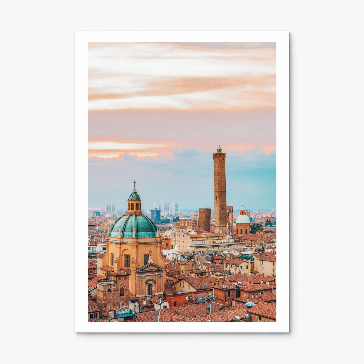 Bologna Photo Poster, print only (unframed), white border