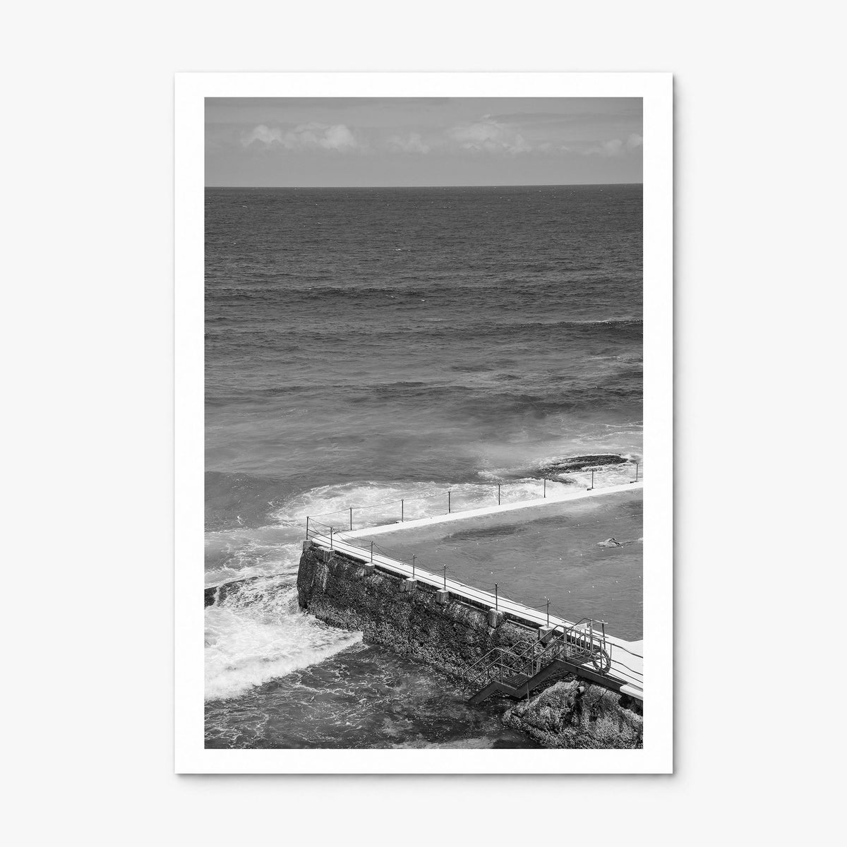 Bondi Beach Photo No 1 Poster, print only (unframed), white border