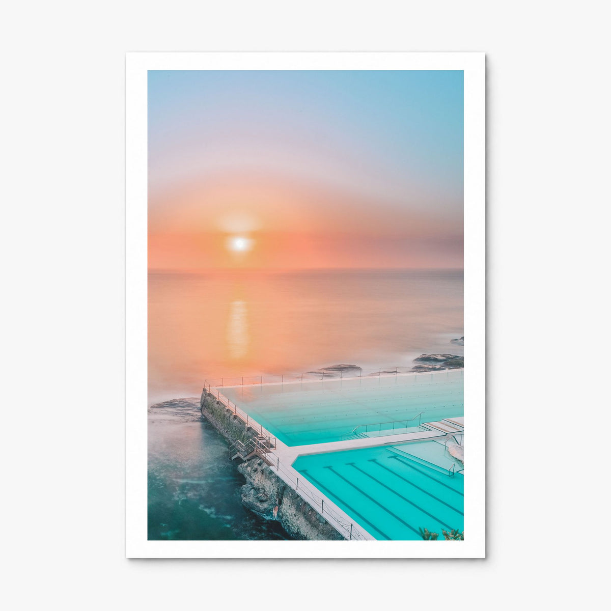 Bondi Beach Photo No 2 Poster, print only (unframed), white border