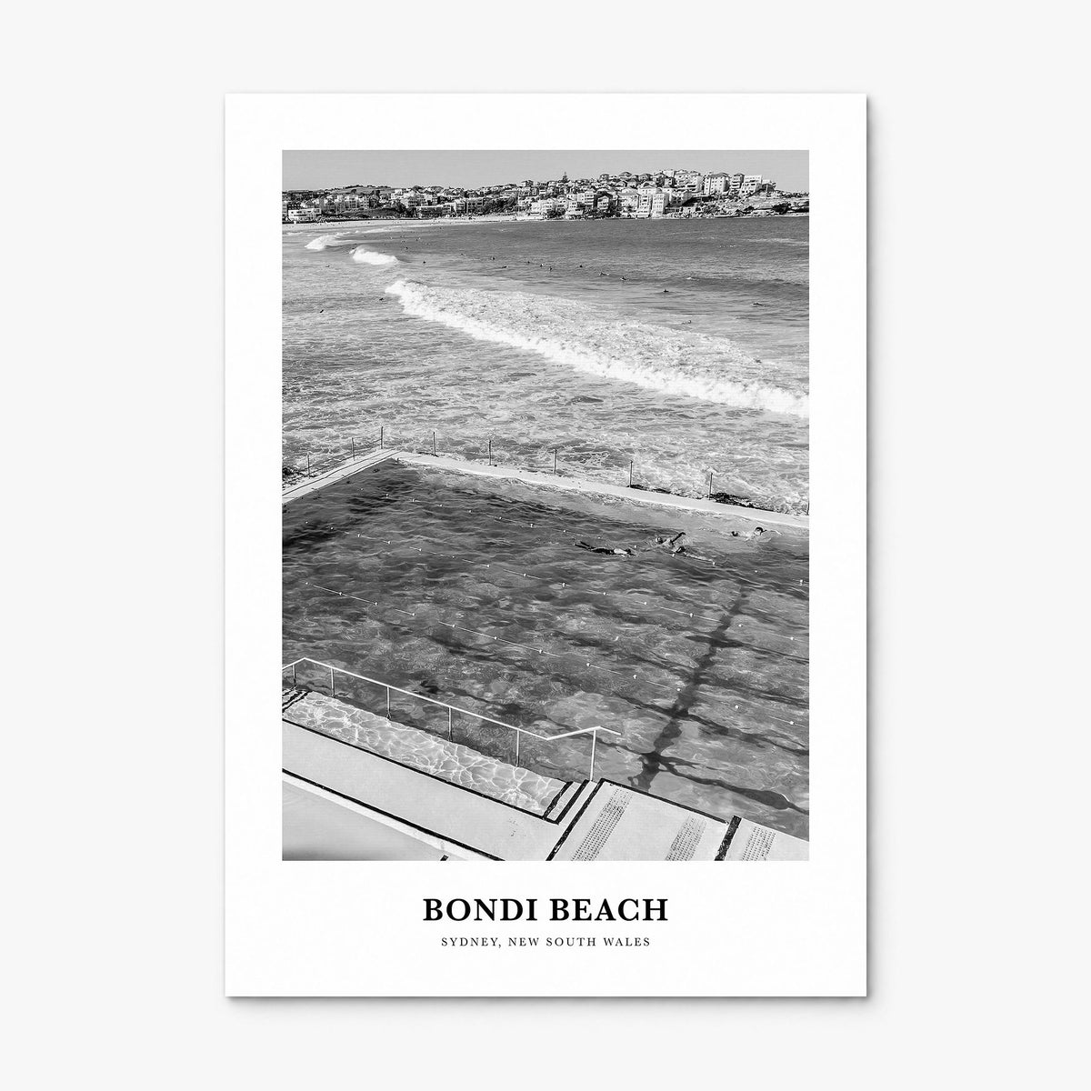 Bondi Beach Classic No 1 Poster, print only (unframed)