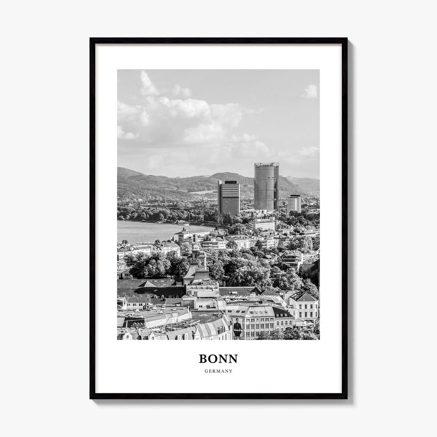 Bonn Classic Poster, framed poster mockup