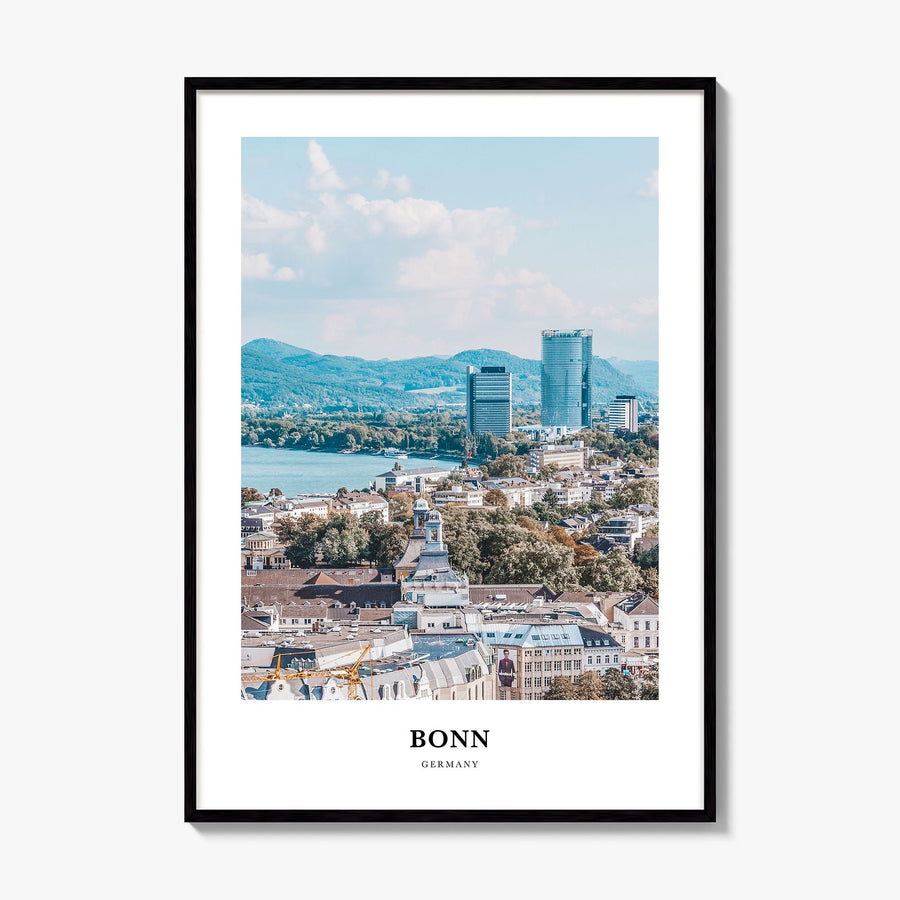 Bonn Classic Poster, framed poster mockup