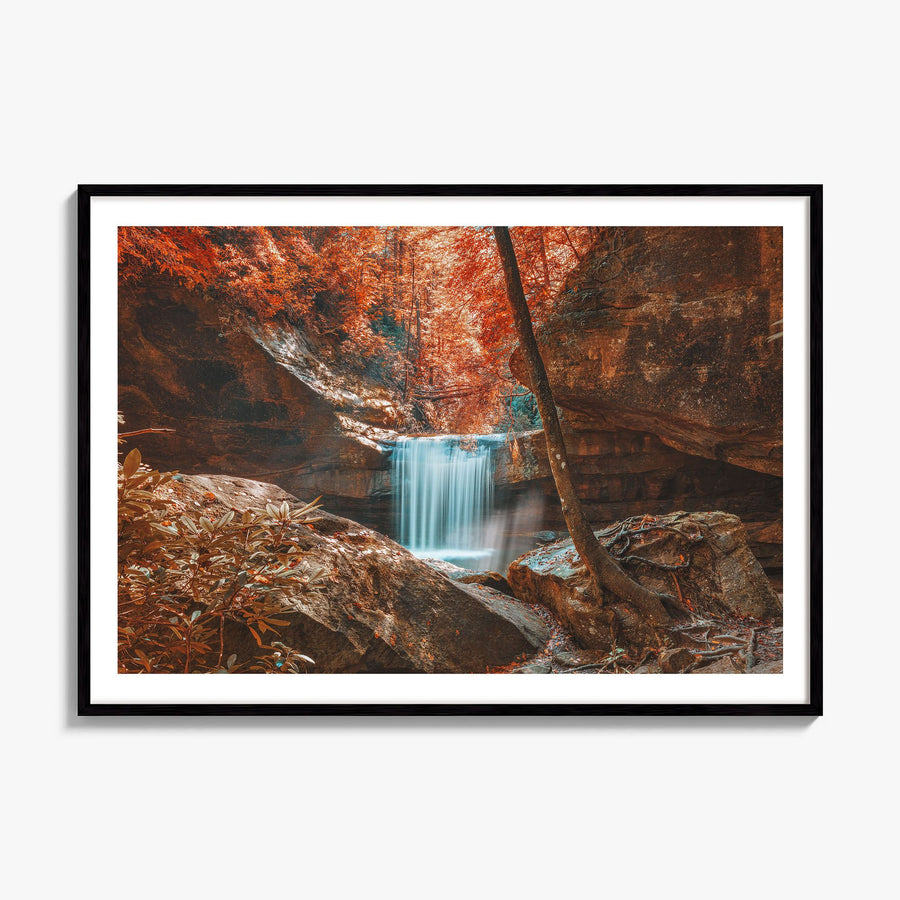 Boone Photo Poster, framed poster mockup, white border