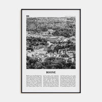 Boone No 1 Poster None / 8x12 in Nbourhood Travel B&W Poster