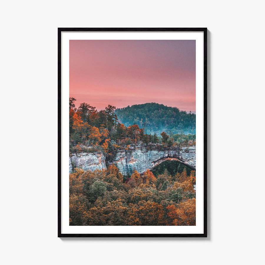 Boone no. 3 colorful photo poster of North Carolina, USA – vertical wall art, unframed print shown in interior mockup