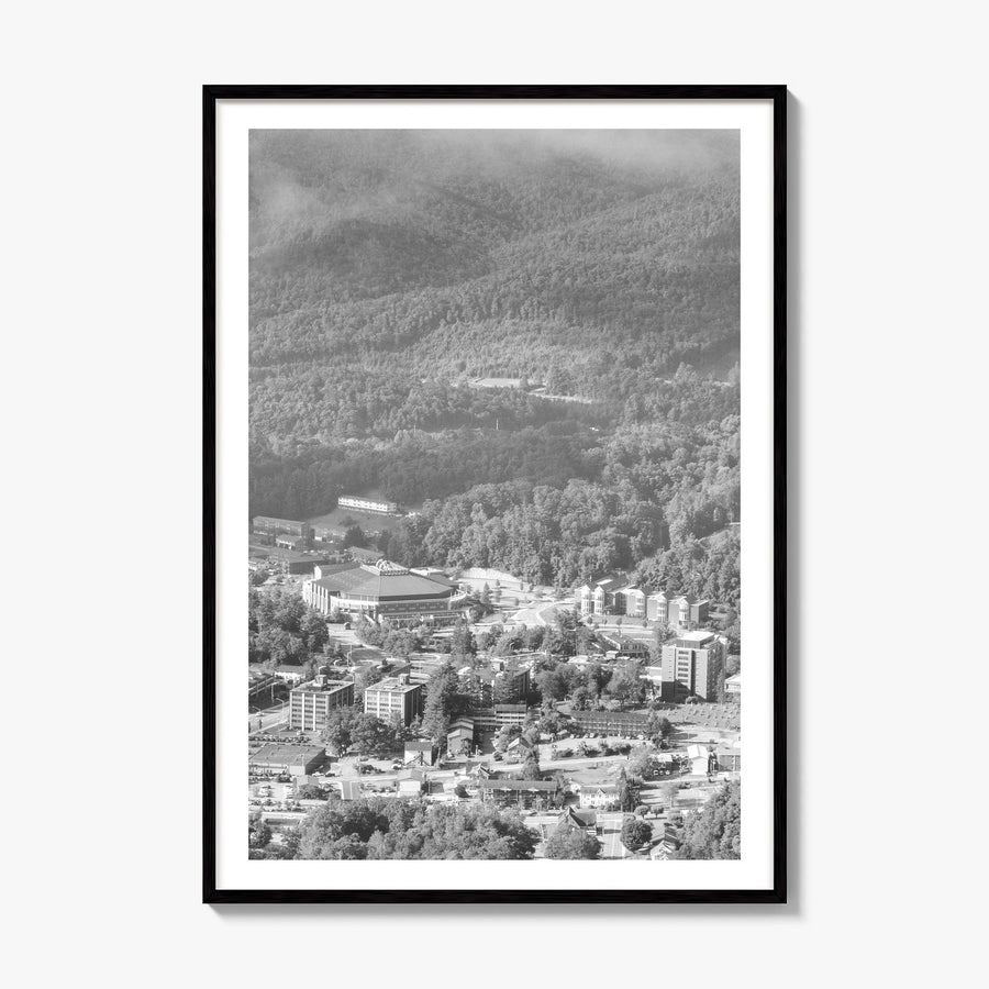 Boone Photo Poster, framed poster mockup, white border