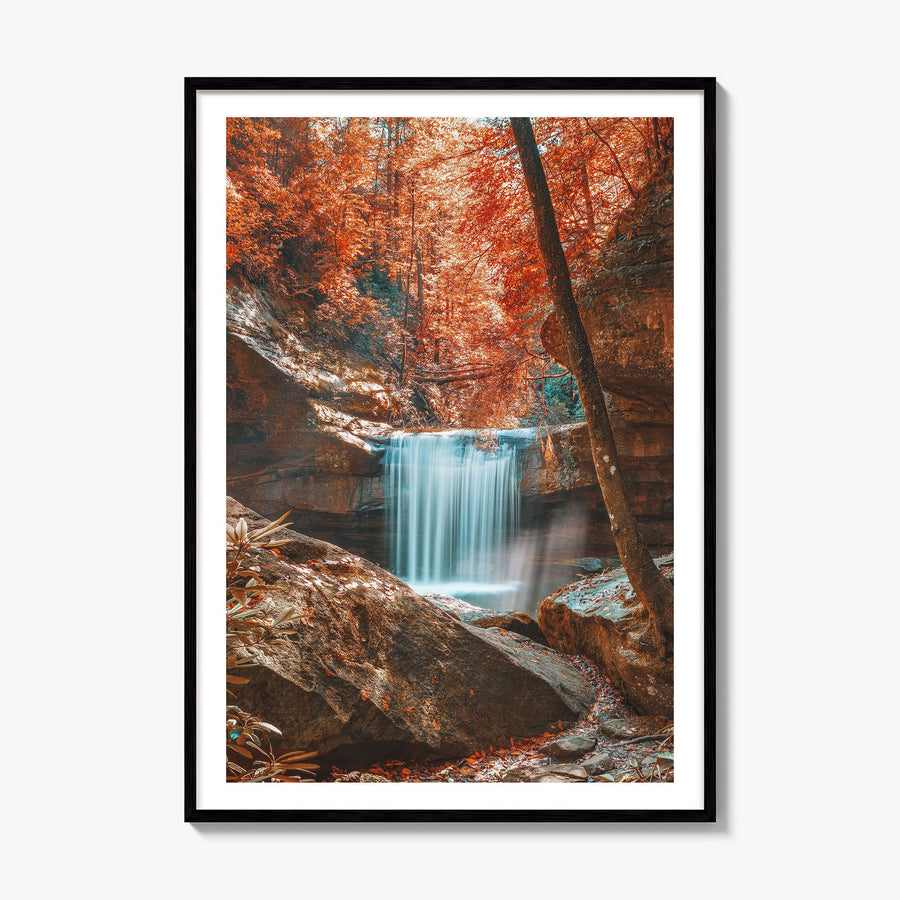 Boone Photo No 2 Poster, framed poster mockup, white border