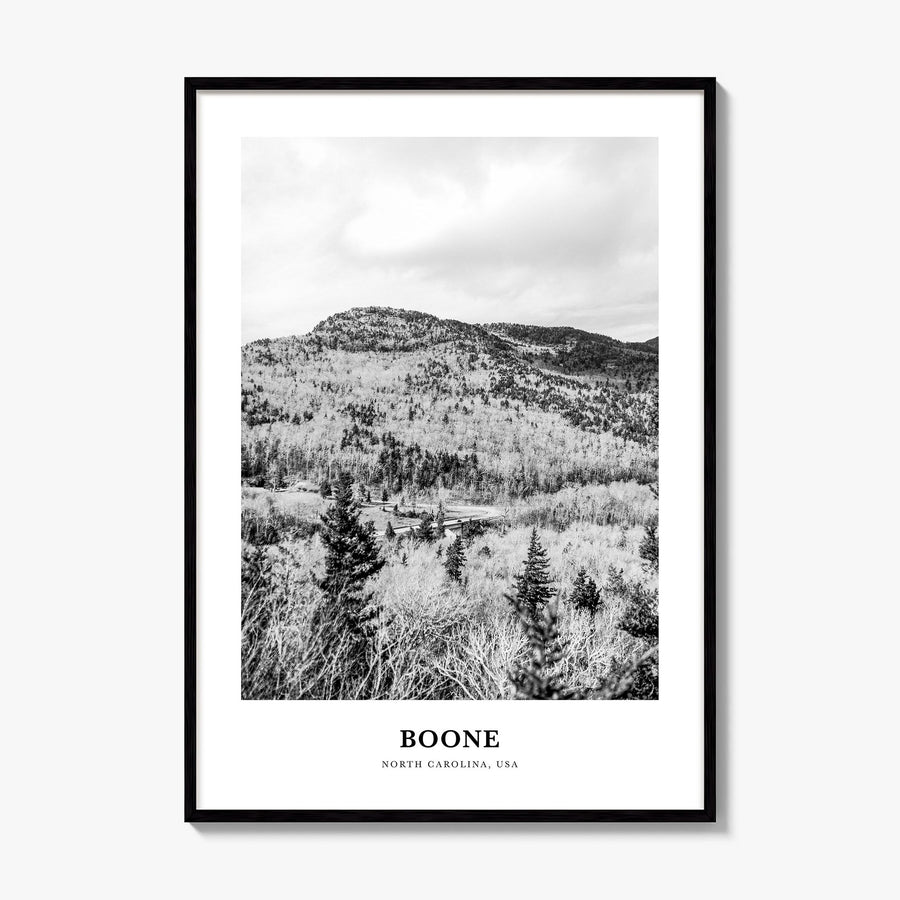 Boone Classic No 2 Poster, framed poster mockup