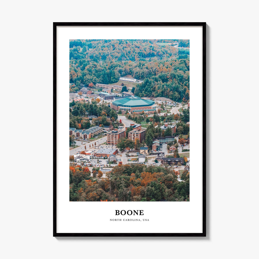 Boone Classic Poster, framed poster mockup