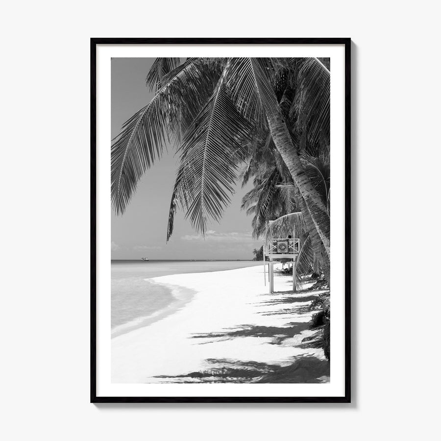 Boracay Photo Poster, framed poster mockup, white border