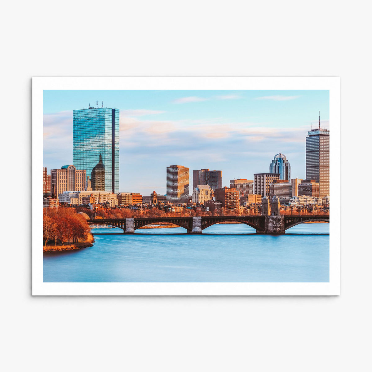 Boston Photo Poster, print only (unframed), white border