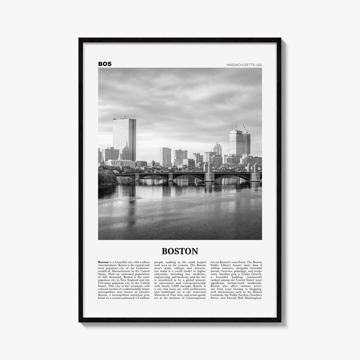 Boston Newspaper No 5 Poster