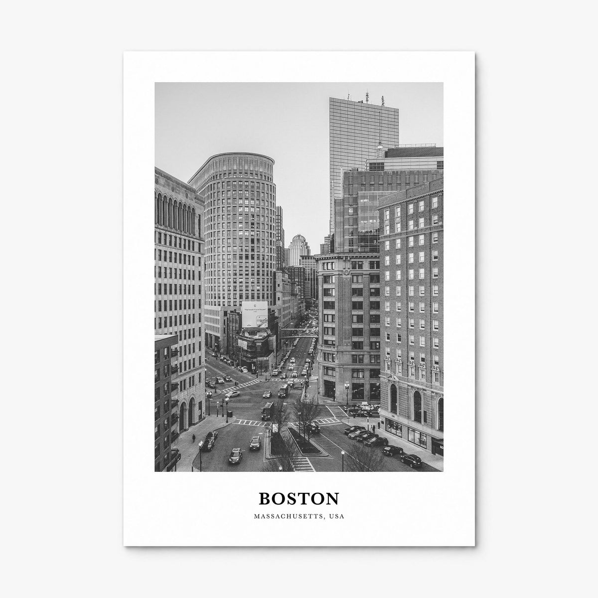 Boston Classic No 1 Poster, print only (unframed)