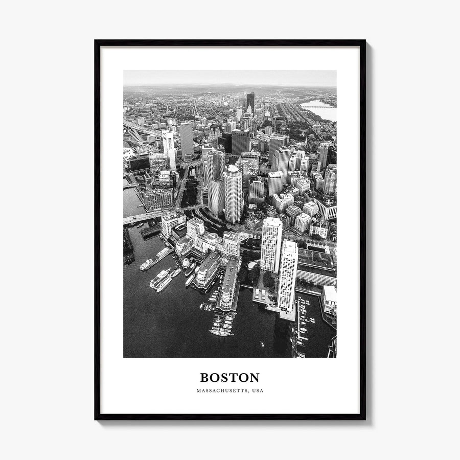 Boston Classic No 2 Poster, framed poster mockup