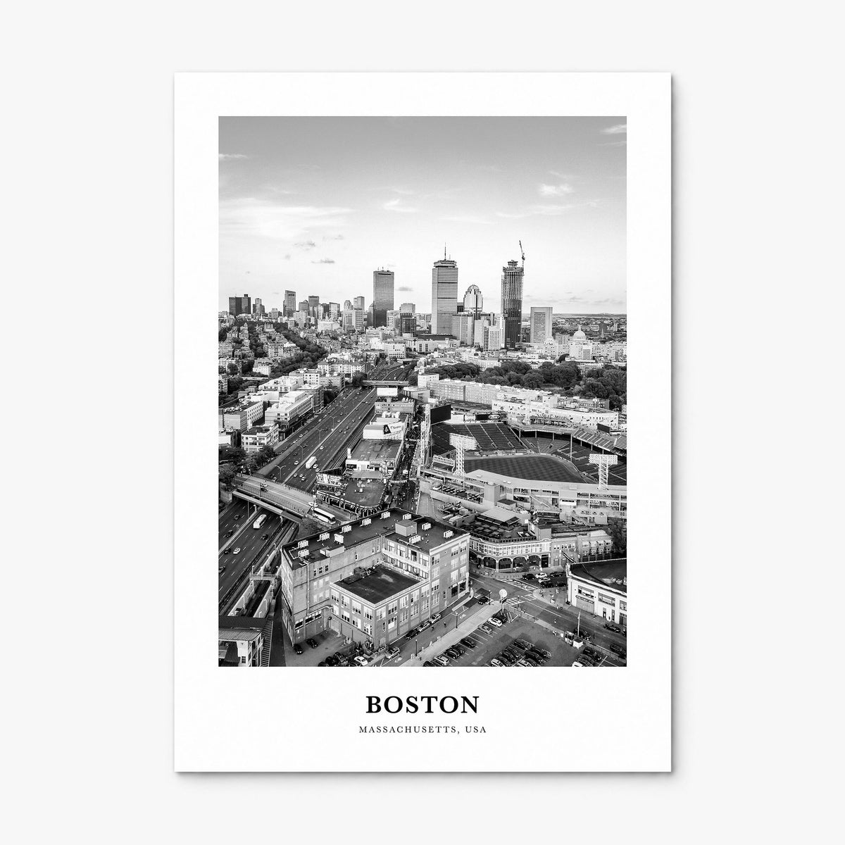 Boston Classic No 3 Poster, print only (unframed)